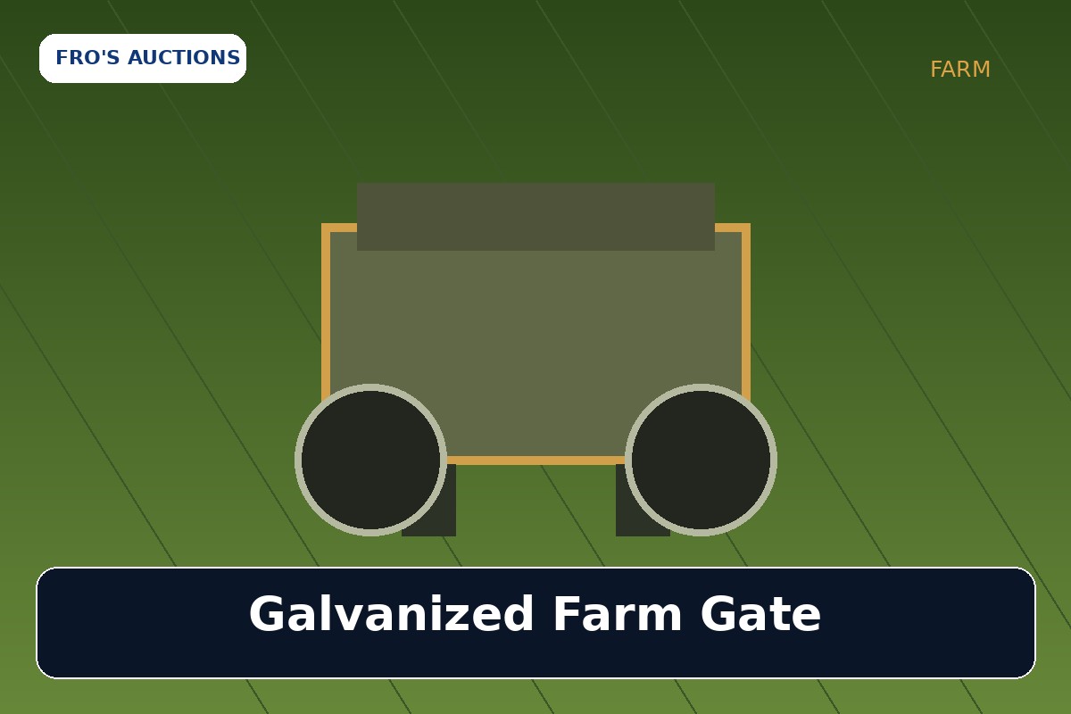 Galvanized Farm Gate