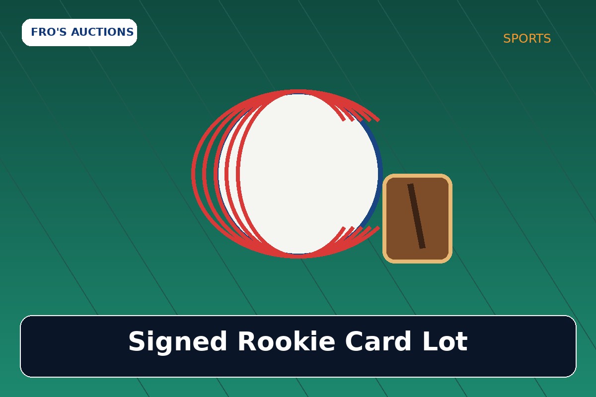 Signed Rookie Card Lot