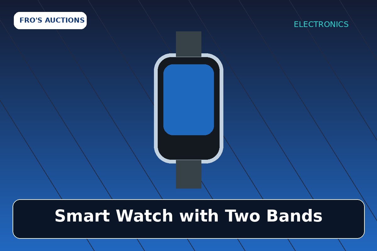 Smart Watch with Two Bands